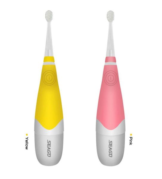 SEAGO SG-902 Профессиональная электрическая зубная щетка для детей и малышей, интеллектуальная вибрация со светодиодной подсветкой, умное напоминание для Baby329z5727126
