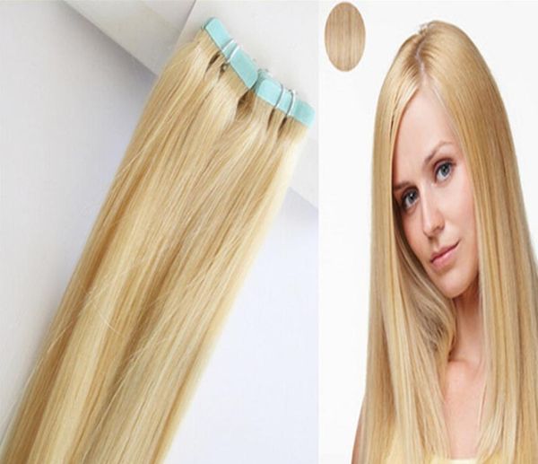 Elibess venda cabelo humano remy fundo grosso platina cor loira 60 20 polegada fita cabelo i ponta cabelo 200g7830661