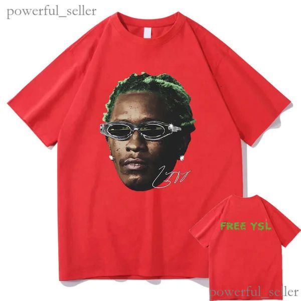 Rapçi Young Thug Green Nadir Grafik Tee Sesli Erkek Hip Hop Retro Kısa Kollu T-Shirts Erkek Kadın% 100 Pamuklu Büyük Boy Tişörtlü 431