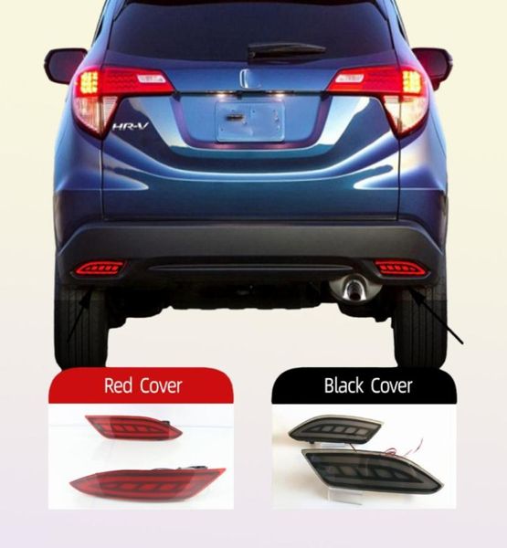 Refletor traseiro led para honda hrv hrv vezel 2014 2015 2016 2017 2018 luzes de freio pára-choques lâmpada sinal volta aviso light7028576