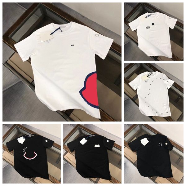 Tasarımcı T Shirtler Erkek Gömlek Bahar Tatil Kısa Kol Polo Gömlek Sıras Harfleri Baskı Üstleri Gömlek Mürettebat Boyun Boyun Pamuk Sokak Gevşek Üstler Tshirts