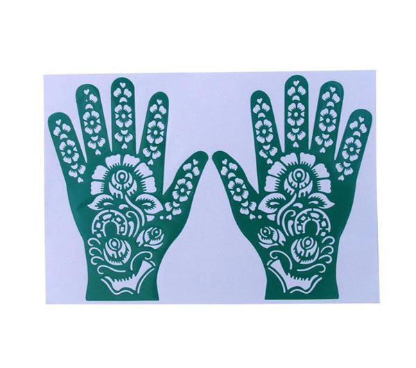 Intero 2017 Nuovo Arrivo India Henna Stencil Tatuaggio Temporaneo Per Le Donne Mano Gamba Braccio Piedi Body Art Decal Fashion4409219