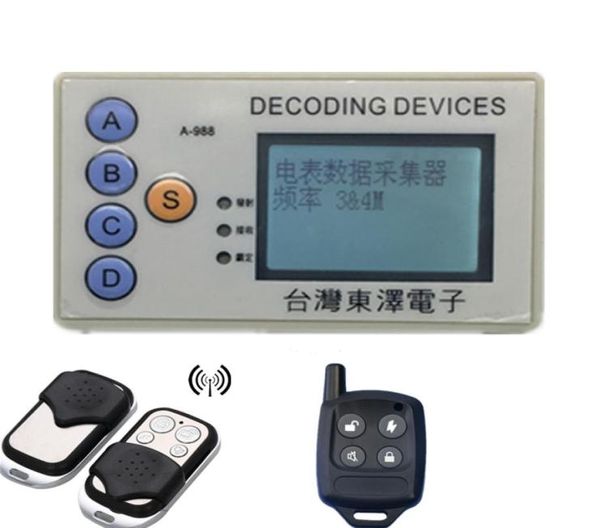 DISPOSITIVI DI DECOING Scanner di codici di sicurezza wireless RF Grabber 315 mhz 330 mhz 430 mhz 433 mhz Decodifica molti chipset3925429