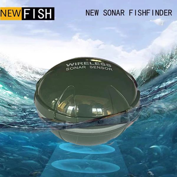 Marca telefone inteligente sonar sensor bluetooth localizador de peixes inteligente android ios pesca visual 240227