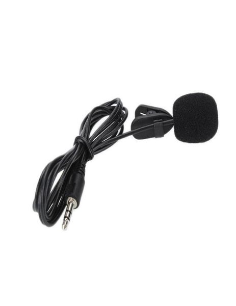 Microfones recentemente mini lavalier mic 35mm jack tie clip microfones gravação de telefone inteligente pc clipon lapela para spe bbytut embalagem24412418