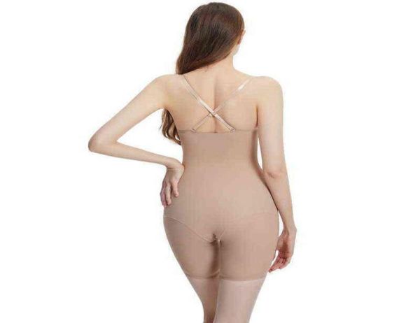 Nxy Garment Women039s Traceless Colla incollata Corsetto di fascia alta Dopo il parto Pancia Chiusura Slim Hip Wrapping Onepiece Abbigliamento Reggiseno Sl3258624