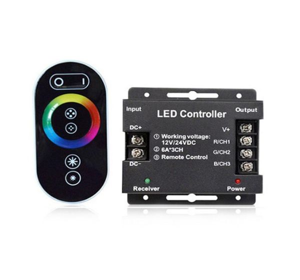 LED-RGB-Controller RF Wireless 1224 V Full-Touch-Dimmsteuerung für Modulstreifenlicht5560366