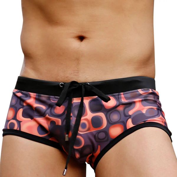 Roupa de banho masculina sexy, maiôs, cuecas boxer, biquíni, cintura baixa, prancha de surf, calções de praia, trajes de banho, esportes aquáticos