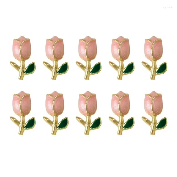 Decorações de Nail Art Decoração de flores de tulipa E1YD