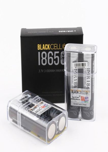 BLACK CELL 18650 Аккумулятор 3500 мАч IMR 37V 3500 40A E Cig Перезаряжаемые литиевые батареи с высоким стоком батареи Cell s Batteries Cell от DHL4640057