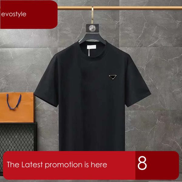 T-shirt da uomo T-shirt firmata da donna T-shirt ampia Top Camicia casual da uomo Abbigliamento di lusso Abbigliamento da strada Polo a maniche corte T-shirt 137