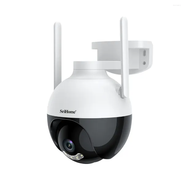 SRIHOME SH045 2.5inch 2MP 1080P Kablosuz PTZ IP Kubbe Kamera AI İnsanoid Algılama Tam Renk Güvenliği CCTV İntercom Bebek Monitörü