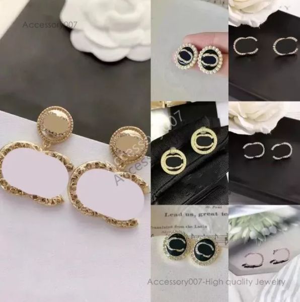 tasarımcı mücevher ringsstud 925 gümüş ünlü kübik zirkonya sarkan küpe bayanlar için kristal rhinestone inci küpe saplama küpeler moda takı