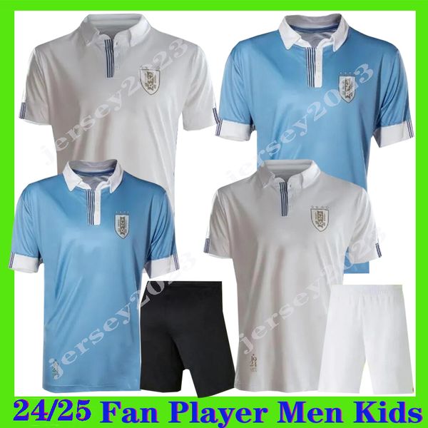 24 25 Uruguay N. Nandez Fußballtrikot L.SUAREZ E.CAVANI N.DE LA CRUZ Nationalmannschaftstrikot 2025 G.DE ARRASCAETA F.VALVERDE R.ARAUJO R.BENTANCUR Fußballuniform