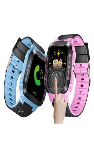 Y21 GPS Kinder Smart Watch AntiLost Taschenlampe Baby Smart Armbanduhr SOS Anruf Standort Gerät Tracker Kid Safe vs DZ09 U8 Watch4986119