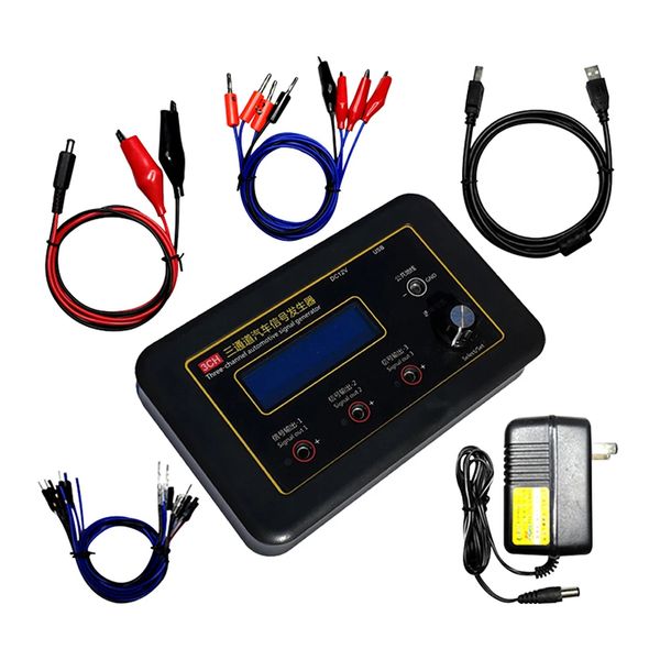 AM-3CH 3-Kanal Automobil Signalgenerator Kurbelwelle Nockenwelle Sensor Simulator Auto ECU Computer Reparatur Wartung Tester