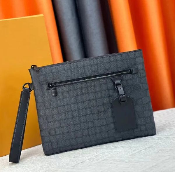 NUOVA moda classica marchio di lusso Designer iPad Pochette borsa Donna uomo Borse in pelle stile retrò Donna VINTAGE Frizione Borse a tracolla portafoglio