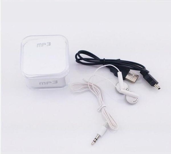 Mini Clip Mp3 çalar Bütün ucuz spor tarzı metal mp3 çalarlar perakende kutusu kulaklık ile ekransız usb kablosu Mikro TF7186072