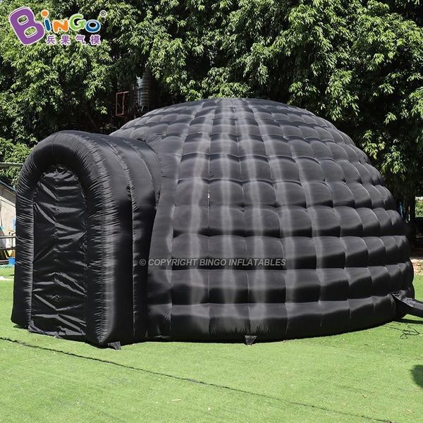 wholesale Tenda igloo gonfiabile personalizzata per fiere, tenda da campeggio gonfiabile personalizzata 10x10x4.5mH (33x33x15ft) per la decorazione di eventi di feste, giocattoli sportivi