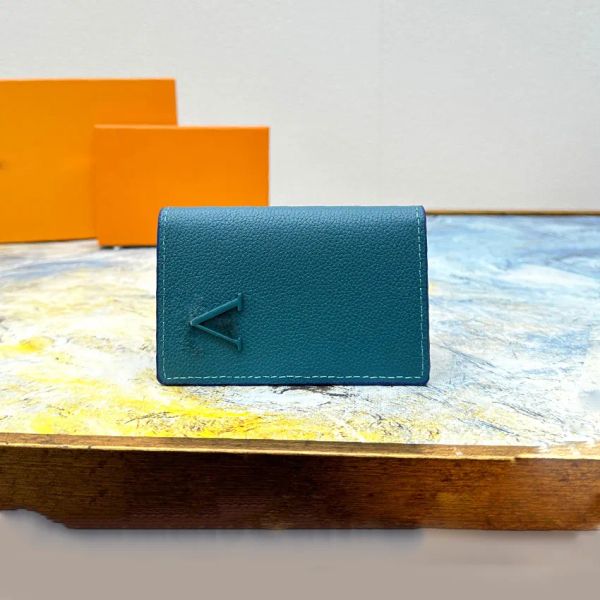 Kart tutucu cüzdan tasarımcısı çantası mini moda çantası deri zinciri ve toz çantaları ile flip-top tasarım hediye kutusu çoklu stil renkleri mevcut lüks ladi cüzdanları