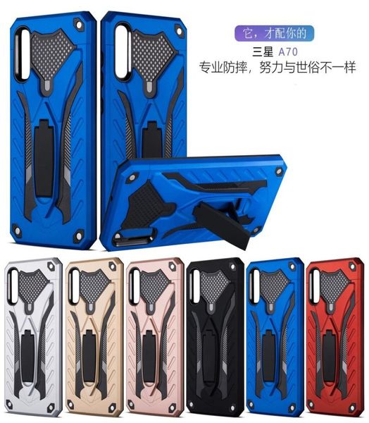 Per le custodie per iPhone 14 13 12 11 Pro XR 8 Plus Case Huawei P30 Nova 5 Moto G7 Power G6 Play Kickstand Telefono Case -copertina di arretramento shock -shock 7837347