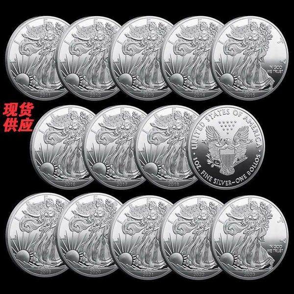 Sanat ve El Sanatları Amerikan Özgürlük Heykeli Hatıra Paraları 2011-2023+Eagle Head Coin Hatıra Para Üretimi T240306