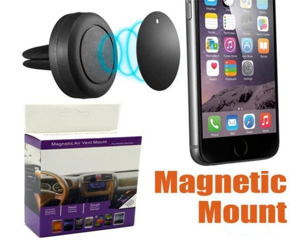 Universal Air Vent Magnetische Handy-Halterungen 360 Rotation Auto Halterung Halter Für iPhone Android Smartphone Mit Einzelhandel Pa7213753