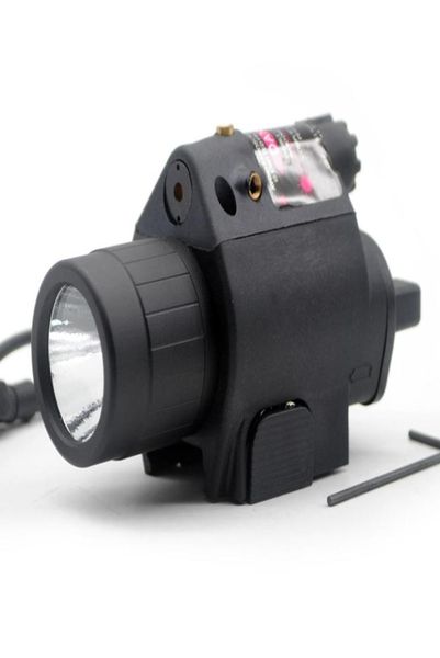 Neue Red Dot Laser LED Taschenlampe Anblick Scope Jagd Montieren 20mm Picatinny Schiene2628493