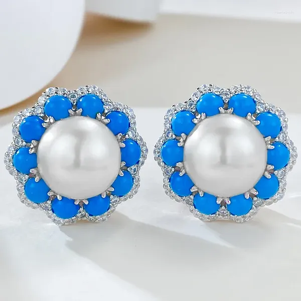 Orecchini per borchie S925 Silver 12mm Pearl Full Body 925 Fashion Elegant Ear Clip Wholesale