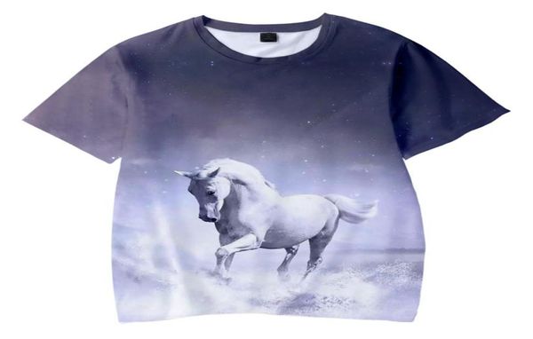 Animal cavalo 3d impressão t camisa das mulheres dos homens meninos meninas verão oneck manga curta engraçado tshirt gráfico camisetas streetwear harajuku topos4427381