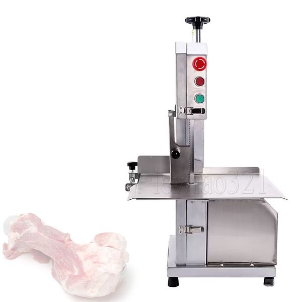 Automatischer Knochenschneider, kommerzielle Knochensäge-Schneidemaschine, Schweinerippchen, gefrorene Schweinefüße, Knochensteak-Schneidemaschine