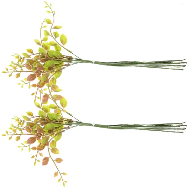 Декоративные цветы 20 шт. ветка искусственные растения украшения невесты проволочные цветочные композиции центральная часть
