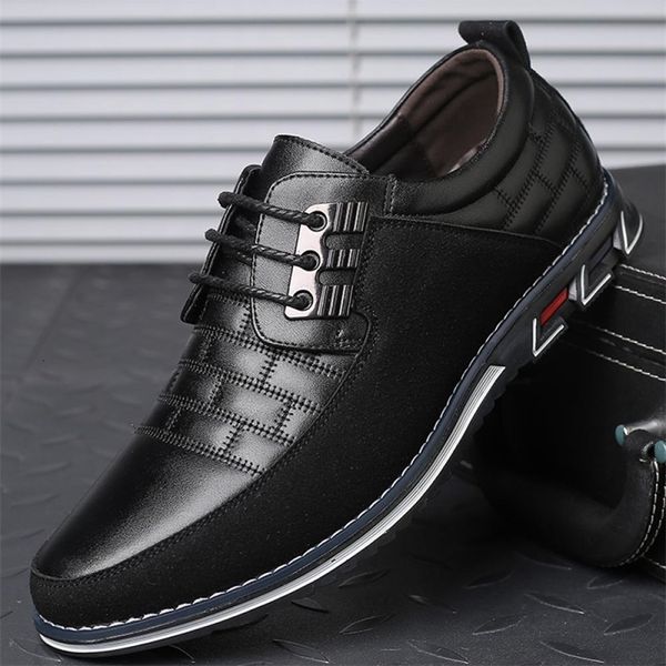 Бренд кожаная повседневная мода Class Classic Black Brantgaitry Business Men Shoes Big Size 2 39