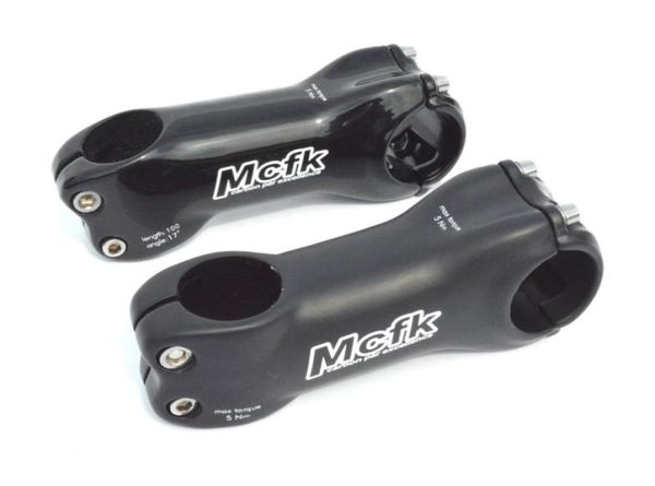 Mcfk UD Matt Attacco manubrio per bicicletta in fibra di carbonio, parti per bici da ciclismo, stelo in carbonio 318 x 70 80 90 100 110 120 130 mm angolo 6 17 ° 2373108