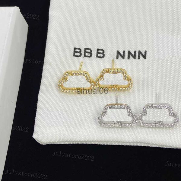 Stud Luxury Stud Brincos Designer Duplo Mesma Letra Brinco B Mulheres Ear Studs Designers Jóias Noivado Noiva com 240306