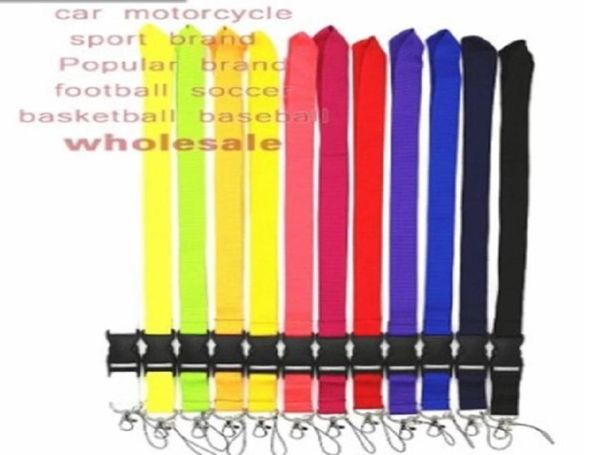 10 Stück Beliebter Stil Rosa Mode Sport Kleidung Lanyard Abnehmbarer Schlüsselanhänger für iPhone Kameragurt Abzeichen Neu für Männer W1277369