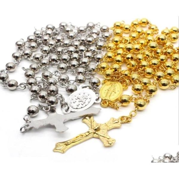 Pingente colares pingentes jóias entrega 2021 6mm cristal dourado colar rosário oco 1 bsrj08773498 dhzb7