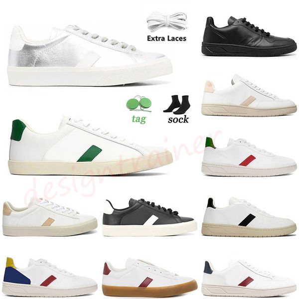 Veja Campo Low Chromefree Shoes Designer Womens Mens Fashion Luxury Shoe Plate-forme Sneakers Woman Trainers 【code ：L】