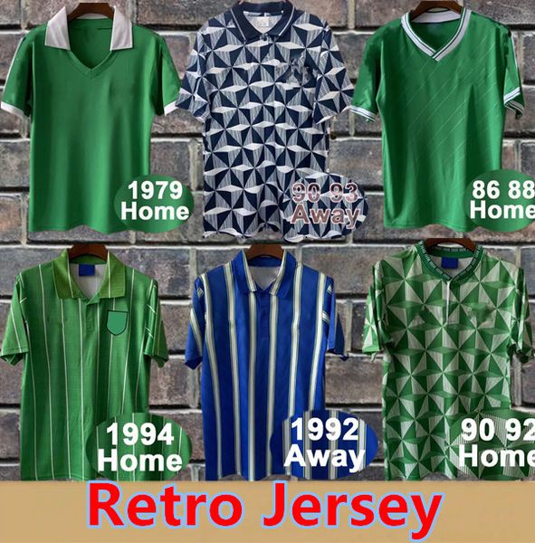 88 90 92 Irlanda do Norte Retro Futebol Jerseys Home Vintage 1988 1990 1992 EVANS LEWIS SAVILLE DAVIS WHYTE LAFFERTY McNAIR MAILLOTS Camisa de futebol