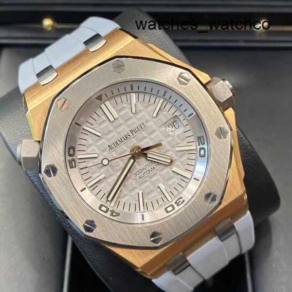 Relógio antigo turbilhão relógios de pulso AP Relógio de pulso Royal Oak Offshore Series 15711OI.OO.A006CA.01 Relógio masculino em ouro rosa com cronógrafo