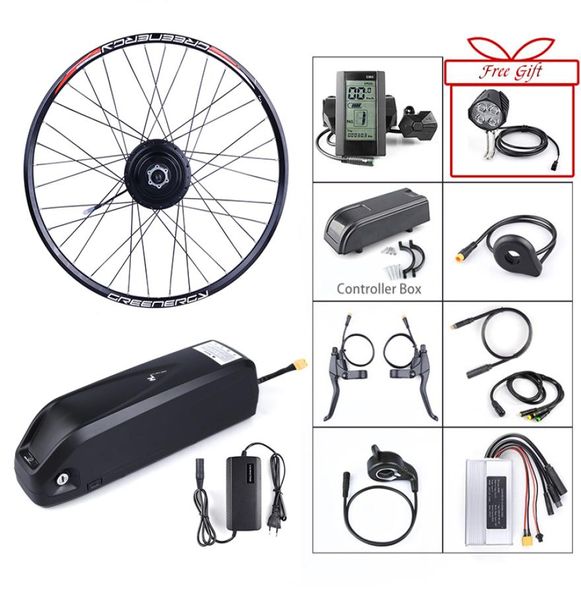 Motore del mozzo anteriore Ebike 48V 500W Bafang Brushless Gear Kit di conversione bicicletta elettrica con batteria al litio 48V 13Ah con caricabatterie3774275