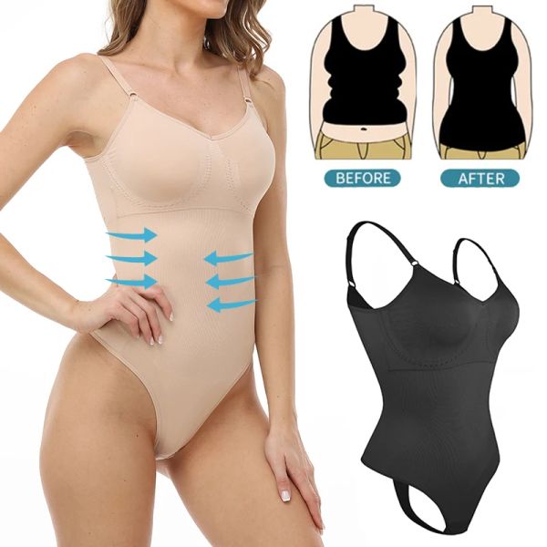 Vestidos tonalidade contínua feminino feminino shapewear controle de barriga de controle de bunda Shaper liso invisível sob roupas de baixo paraagrecedor