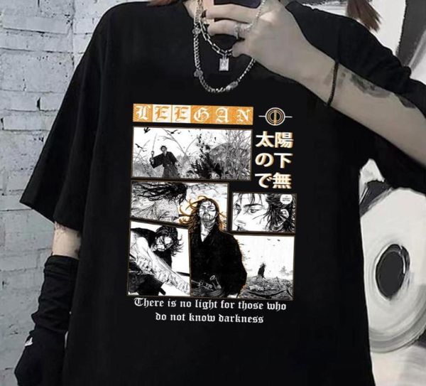 Men039s Magliette Cool Samurai Maglietta unica Vagabond Miyamoto Musashi Sasaki Kojiro Manga Casual Plus Size T Shirt Estate Tshi1973866