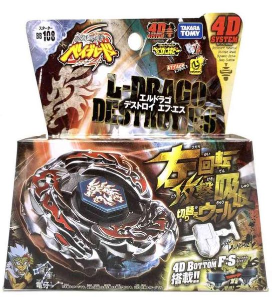 Takara Tomy Beyblade BB108 L Drago Zerstörer Destructor FS Lanzador AA2203236725224