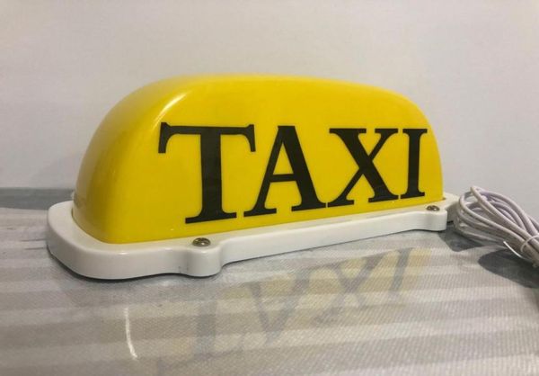 USB 5V TAXI Sign Badge Cab Roof Top Topper Lampada magnetica per auto LED Luce impermeabile per conducenti5385739