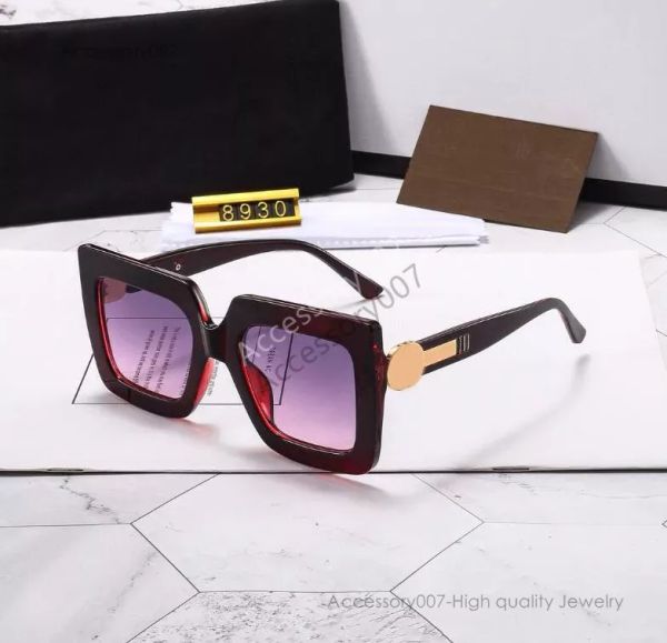 Óculos de sol de luxo de vidroSunglass marca designer de alta qualidade óculos de sol mulheres homens óculos mulheres vidro de sol uv400 lente unisex com caixa 985 es s