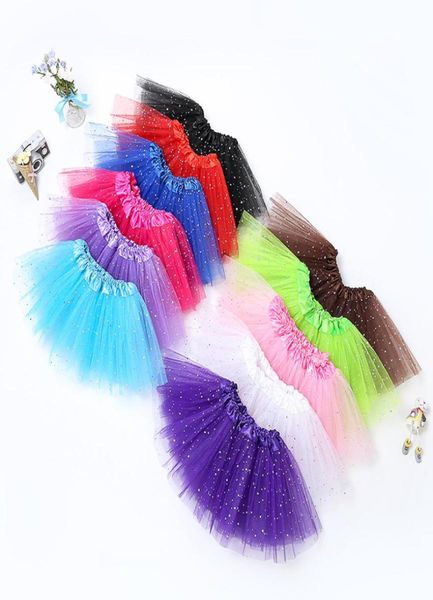 Donne Tutu Gonne Vestiti Stella Glitter Gonna Balletto Fantasia Pettiskirt Paillettes Stage Dance Wear Costume Estate Maglia Tulle Principessa Mi8777870