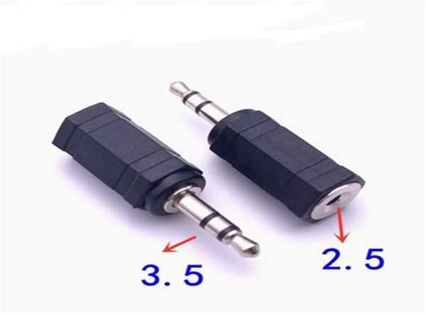 35 connettori maschio a femmina da 25 mm Adattatore per presa MIC audio stereo Convertitore mini jack4445724