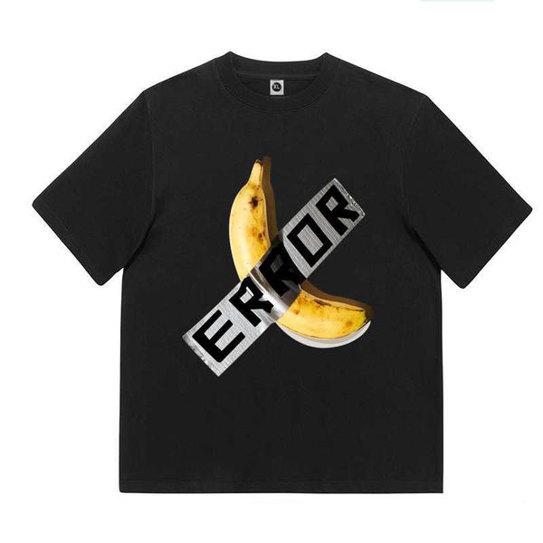 Herren-T-Shirts T001 Lässiges Herren-T-Shirt mit Bananen-Print