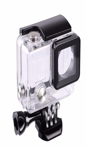 Suptig para gopro capa de proteção à prova d'água para gopro hero 4 hero3hero 3 caixa protetora subaquática para go pro acessórios 8755840